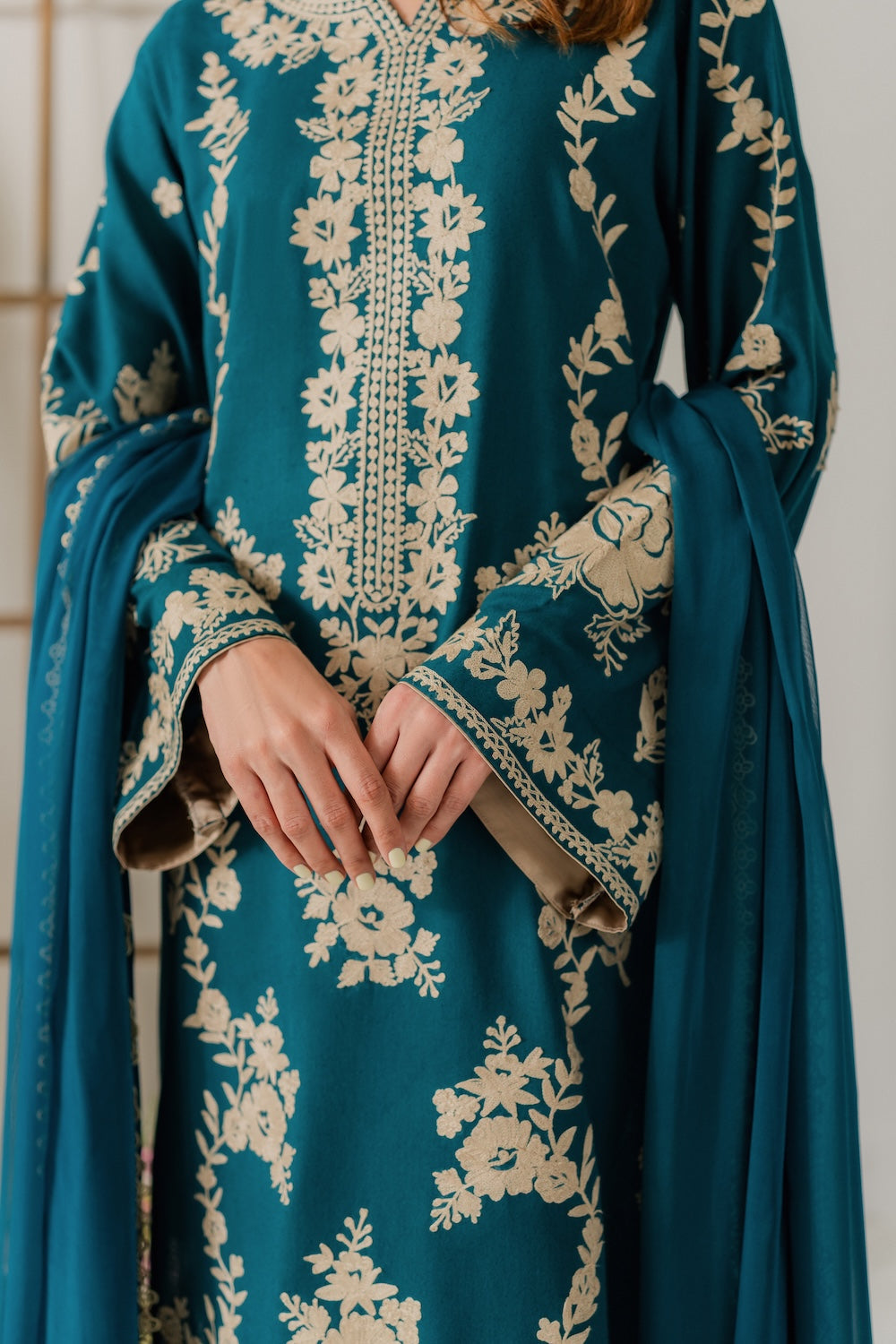 KESARIYA 3 PIECE EMB